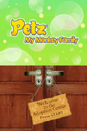 Petz - My Monkey Family (Europe) (En,Fr,De,Es,It,Nl,Sv,No,Da) screen shot title